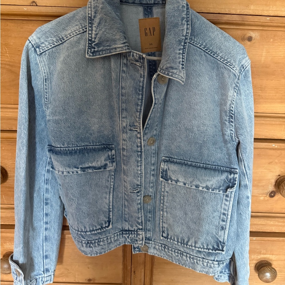 GAP Faded Blue Denim Jacket